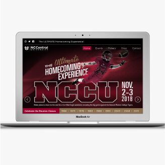Rectangle 4-1 Website design for NC Central Homecoming